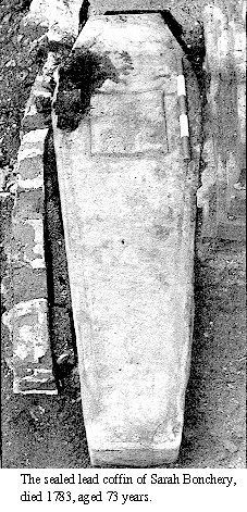 Photo of coffin