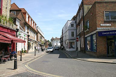 Corner of Canterbury Lane